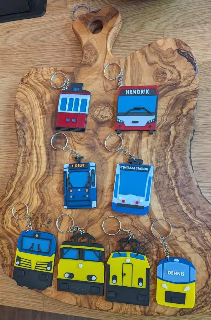Sleutelhanger van jouw favoriete transportmiddel